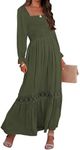 ZESICA Women's 2024 Boho Long Sleev