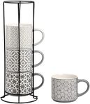 Hiceeden Set of 4 Coffee Mugs with 