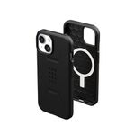 UAG Case Compatible with iPhone 15 Plus Case 6.7" Civilian Black Built-in Magnet Compatible with MagSafe Charging Rugged Military Grade Dropproof Protective Cover by URBAN ARMOR GEAR