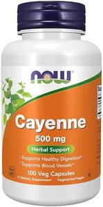 NOW Foods Cayenne 500 mg 100 Veg Capsules