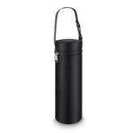 Jedebartey Water Bottle Carrier Bag, Black Warming Bags Bottle Pouch Holder Insulated Cool and hot Cover Bags for Camping Hiking Running Baby Men Women