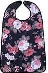 Harrington Marley NEW ADULT BIB APRON CLOTHES PROTECTOR WIPE PVC WATERPROOF ELDERLY DINING WASHABLE PRETTY ROSES CHIC FLORAL