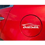Diesel Sticker for Car Fuel Tank Branded Vinyl Sticker(12.7cm x3.25cm)