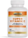 Nature’s Lab Gold Super Vitamin C 1000mg – Immune System Support – Contains Bioflavonoids Complex & Quercetin – Non-Acidic, Non-GMO, Gluten Free, Vegan – 120 Capsules (2 Month Supply)