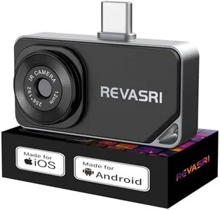 REVASRI Thermal Camera for iOS and Android, 512×384 Super IR Resolution Thermal Imaging Camera, -4℉ to 842℉ Temp Range, Compatible with USB-C iOS & Android Device