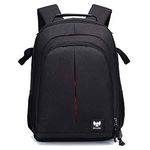 FUR JADEN 20 Ltrs (40 Cms)Camera Standard Backpack (Bm41_Black_Black)