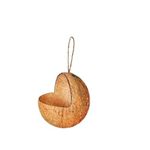 Coconut Shell Bird Feeder, Bird House with Hanger 1 nos