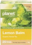 Planet Organic Lemon Balm 25 Tea Ba