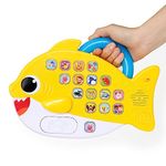 Baby Shark Melody Pad with Lyrics Booklet, Baby Shark Toys, Interactive Learning Toys for Toddlers, Learning & Education Toys, Baby Shark Gifts for Kids