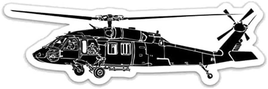 BellavanceInk: UH-60 Black Hawk Helicopter Vinyl Sticker Illustration