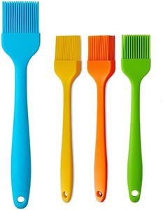 Silicone Pastry Brush for Baking Cooking Basting Brush,4 Pack Heat Resistant for BBQ Grill Food Brush Spread Oil, Dishwasher s