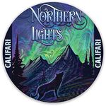 Califari Dab Mat – 8” Mousepad Style Rig Mat Pad Coaster – Made in USA - Ideal for Fancy Glass – Large, Durable Perfect Stoner Gift (Northern Lights)