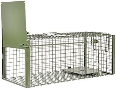KrapTrap | Marderfalle Katzenfalle | 75 x 29 x 28 cm | Lebendfalle Tierfalle Olivgrün