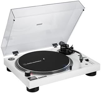 Audio-Technica AT-LP120XBTUSBWH Direct-Drive Turntable (Bluetooth & USB) White