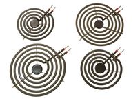 MP22YA 4 PACK Electric Range Burner Surface Element Replacement for Whirlpool KitchenAid Maytag Includes 2 8-Inch MP21YA & 2 6-Inch MP15YA 540331014,484783, TS5W8221,Y04000033 by KITCHEN BASICS 101