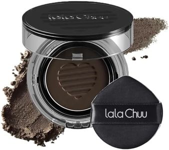 LALACHUU Hairline Powder Waterproof Concealing Hair Loss Instantly Root Touch Up for Women & Men Sweatproof Stain Proof for 120 Hours 0.32 Ounce, Dark Brown