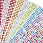 Rhinestone Stickers Self-Adhesive J