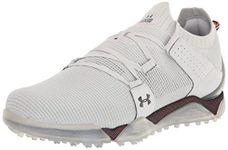 Under Armour Men's HOVR Tour Spikeless Cleat Golf Shoe, (102) Halo Gray/After Burn/Black, 12 Wide