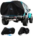 SIRUITON Bike Cover for Transport 3 Bike-Heavy Duty 600D Travel Bike Covers, Outdoor Strong UV Protection & Windproof, Waterproof Bicycle Rack Covers for Car, Truck, RV, SUV.