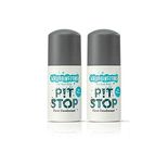 Scrubbingtons Pit Stop Childrens Natural First Deodorant, Kids Deodorant for Boys and Girls, Quick Drying Kids Deodorant, Aluminium and Alcohol Free, Suitable for Sensitive Skin 2 x 50ml