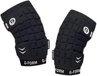 G-Form Unhinged Lacrosse Arm Pads - Breathable & Flexible Padded Arm Guards for Men - Machine Washable Lacrosse Elbow Pads - Black, Adult Medium