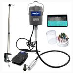 JEWELTECH Rotary Flex Shaft Grinder Machine | Heavy Duty Engraving & Polishing Tool with 45 Accessories for Wood, Metal, Craft, Jewellery & DIY Projects