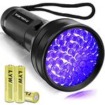 Black Light UV Flashlight, Vansky 2018 Upgraded UV lights 51 LED Ultraviolet Blacklight Pet Urine Detector For Dog/Cat Urine,Dry Stains,Bed Bug, Matching with Pet Odor Eliminator