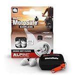 Alpine MotoSafe Tour Ear Plugs - Prevents Hearing Damage While Motorcycling - Traffic Still Audible - Comfortable Hypoallergenic Material - Reusable Earplugs, 1 Pair