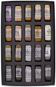 Jack Richeson Hand Rolled Soft Pastels Color Wheel : Browns, 20 Piece Set