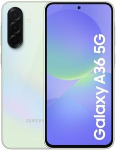 Samsung Galaxy A36 5G Smartphone, Awesome Intelligence, 8GB RAM, 256GB Storage, 50MP Camera, Awesome Lime, 3 Year Samsung Extended Warranty (UK Version)
