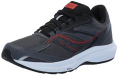 Saucony Men's Cohesion 17 Running Shoe, Shadow/Black, 12W US