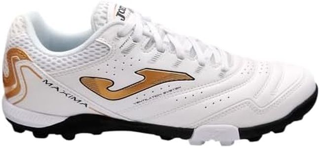 Joma Maxima, Men's Turf Shoes, White/Bronze, 12.5