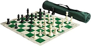 The House of Staunton US Chess Quiver Chess Set Combo - Green (1 Pack)