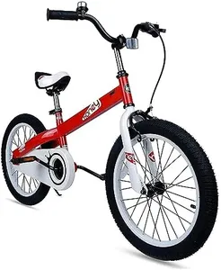 RoyalBaby Honey Boys Girls Kids Bike Bicycles with Kickstand Child Bicycle 18 Inch Red