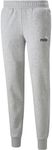 PUMA Men's Essential + 2 Logo Pants FL CL, Light Gray Heather, M