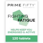 PRIME FIFTY Fighting Fatigue Tablets, 120-Count