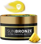 BANGBERRY Original Sun Bronze Ultra Tanning Butter - Pineapple Swirl, Use in the sun outdoor or tanning bed Better than tanning oil Tan faster with premium natural ingredients Safe for Sensitive Skin