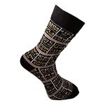 The Tie Studio Chemical Periodic Table Elements Unisex UK Size 6-11 Socks, Multicolored, 39-46