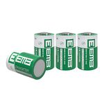 4X EEMB CR 14250 1/2 AA 3V Lithium Battery for Dive Computer Scuba Transmitter and Receiver and Temperature Logger 900mAh Non Rechargeable