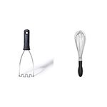 OXO Good Grips Wire Potato Masher and OXO Good Grips Balloon Whisk (11" Black)