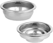 CASABREWS 58mm Stainless Steel Filter Baskets for 5700 Series Espresso Machines, Two Units including One Cup and Double Cup Size