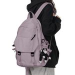 SZLX School Backpack Womens Lightweight School Bag Casual Daypack College Laptop Backpack for Men Women Water Resistant teen backpack Travel Rucksack for Sports High School Middle Bookbag for girls