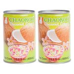 Chaokoh Coconut Cream Pack of 2, 400ml, Product of Thailand