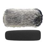 Windscreen Muff and Foam for VideoMic, NTG2, NTG1 and WSVM Microphone, Indoor Outdoor Microphone Windshield by SUNMON (2 PACK)