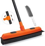 JEHONN Rubber Broom with Squeegee, 