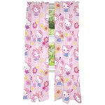 Franco Kids Room Window Curtains Drapes Set, 82 in x 84 in, Hello Kitty