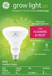 GE Lighting LED Grow Light for Indoor Plants - BR30 Bulb 9W, Full, Red Reproductive Spectrum for Flowering and Fruiting, 93120239