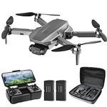 Wipkviey Drone with Camera 4K Professional for Adults Beginners, B12 GPS Foldable Professional RC Quadcopter with Brushless Motor, 50 Mins Long Flight, 5G WiFi Transmission, Optical Flow, Follow Me