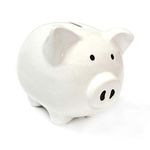 White Piggy Banks for Girls Boys Kids A New for White Piggy Bank for Boys,Girls,Kids,Adult Coin Bank (Whtie)