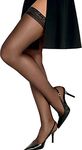 Hanes Women's Silk Reflections Thigh Highs, Little Color, C/D